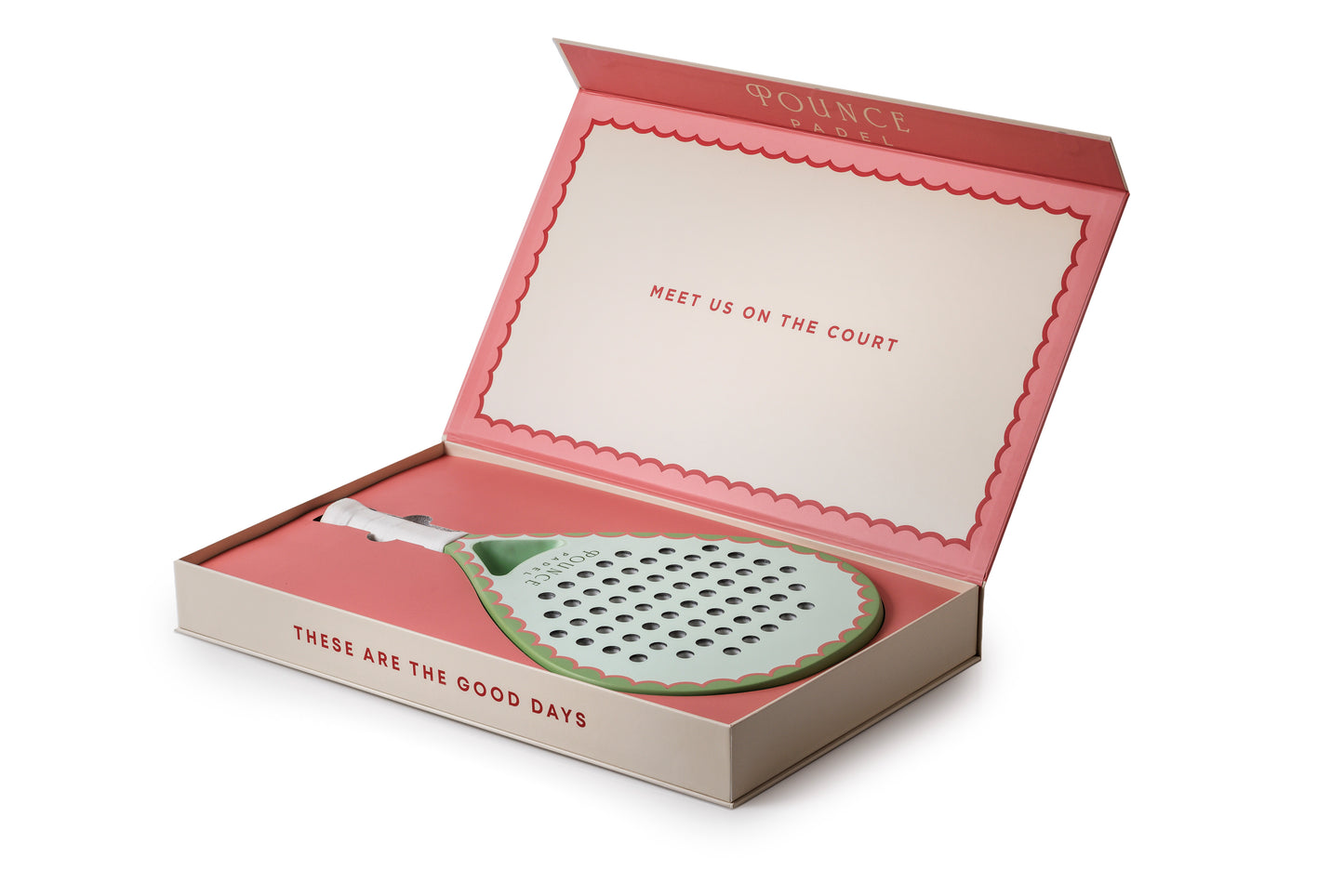 Pink Teardrop Padel Racket