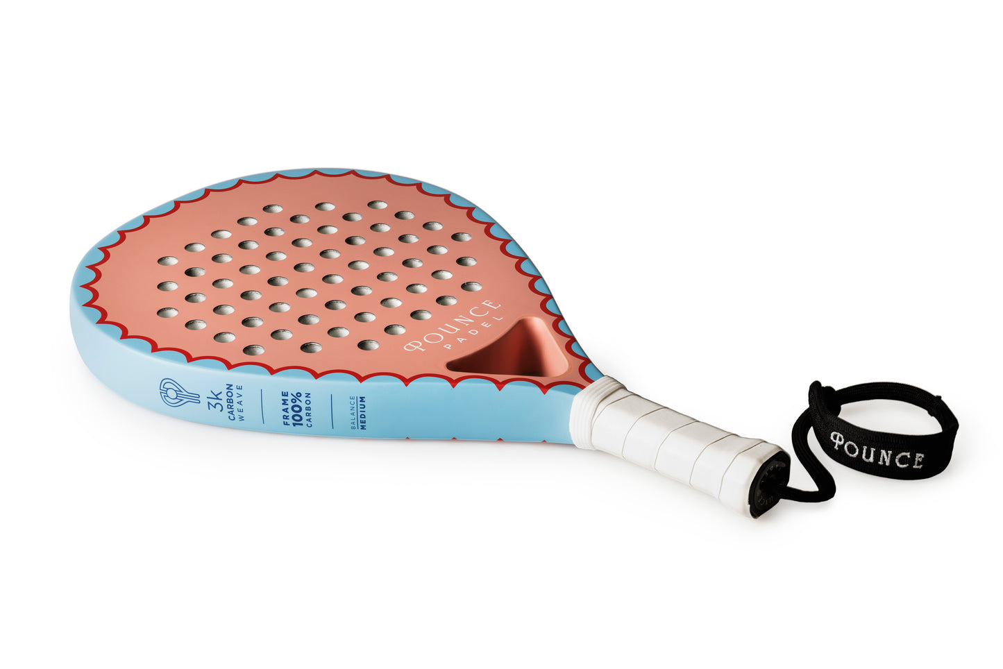 Pink Teardrop Padel Racket