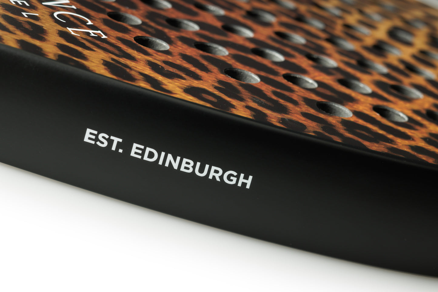 Leopard Print Teardrop Padel Racket