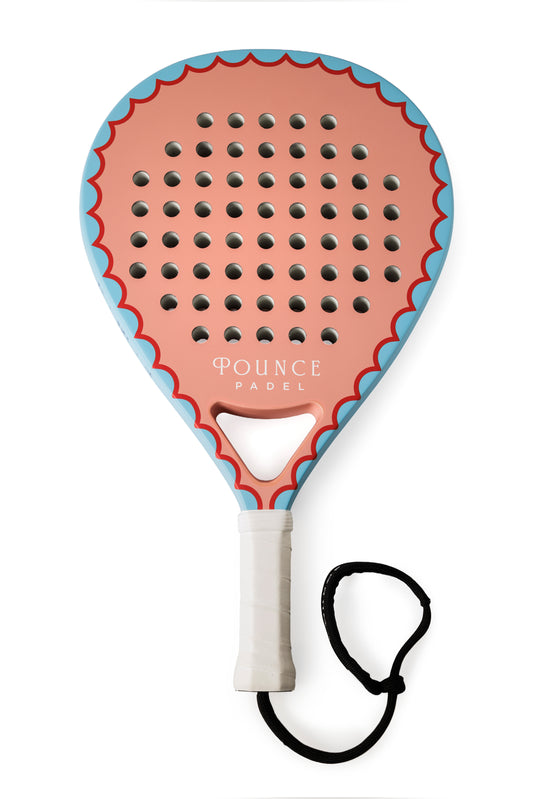 Pink Teardrop Padel Racket