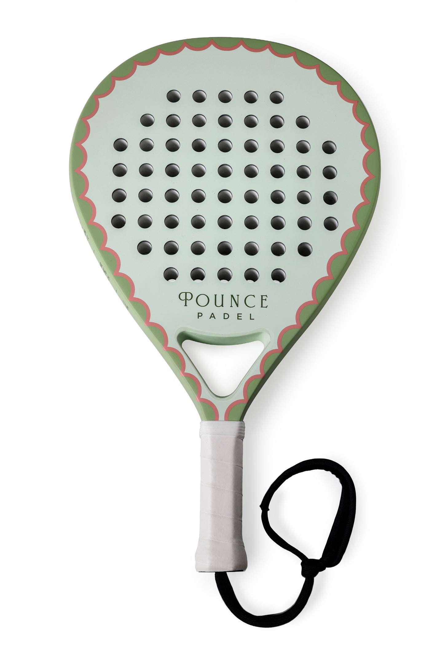 Green Teardrop Padel Racket